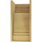 Ekena Millwork 12"W x 12"D x 24"H Wide Pescadero Rough Cedar Woodgrain TimberThane Corbel, Primed Tan CORUR12X12X24PECRCPR - alternate 4